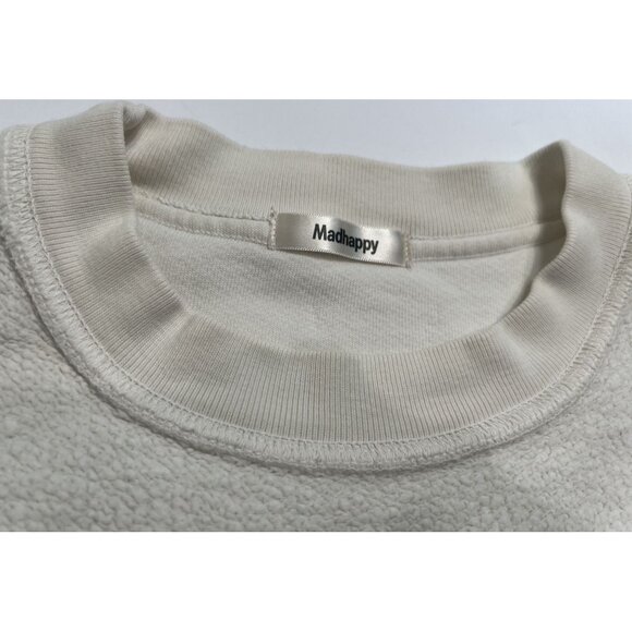 Madhappy Alumni Inside Out Heritage Crewneck in White - Picture 4 of 6